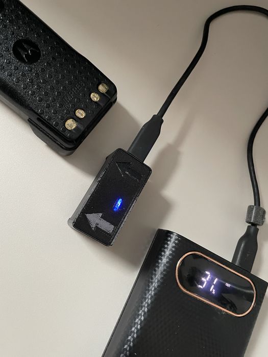 Зарядний пристрій-перехідник Type-C - USB  рацій Motorola