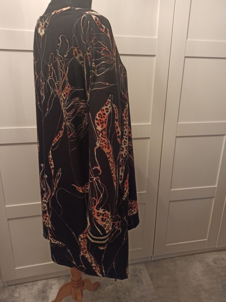 WAWA efektowna sukienka/tunika z rogami 4xl - 5xl
