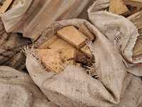 Продам сосновые обрезки на дрова в мешках