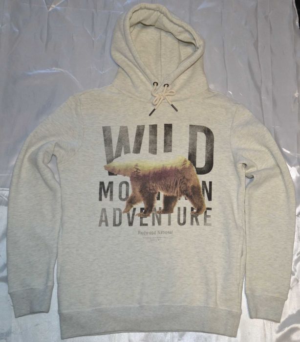 Bluza męska z kapturem szara nakrapiana House rozm. M nowa