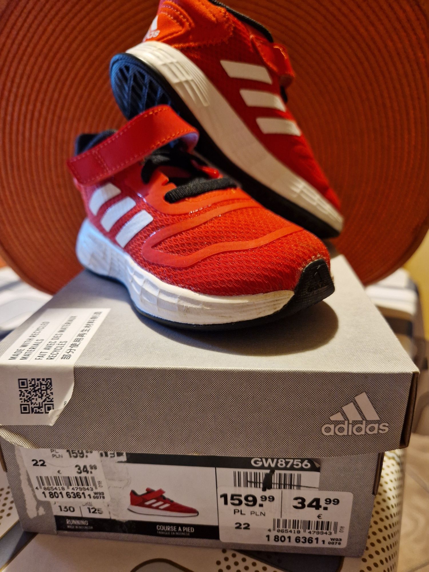 Buty dziecięce adidas rozmiar 22