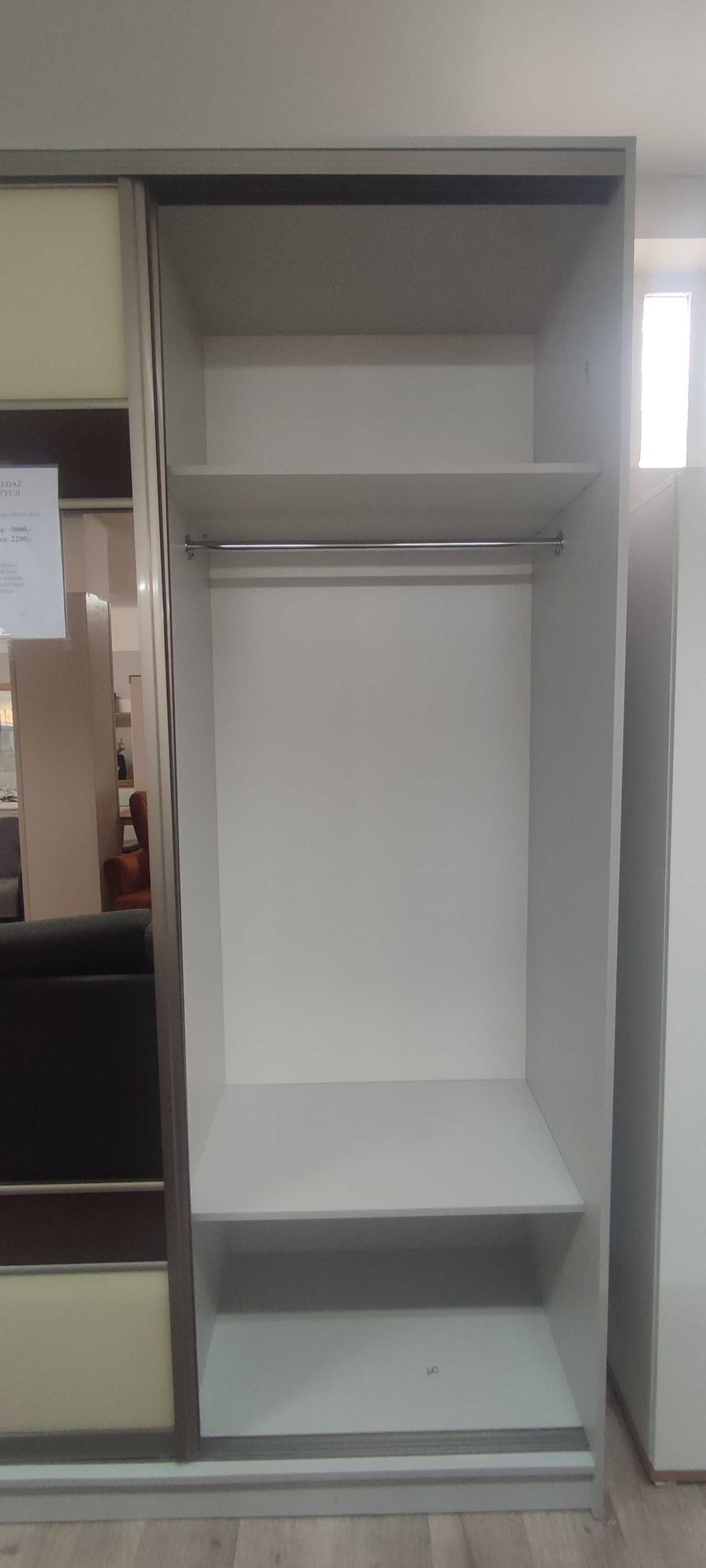 Szafa dwudrzwiowa przesuwna lakobel+lustra