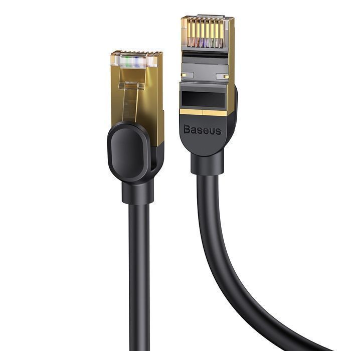 Baseus Speed Seven szybki kabel sieciowy RJ45 10Gbps 5m czarny