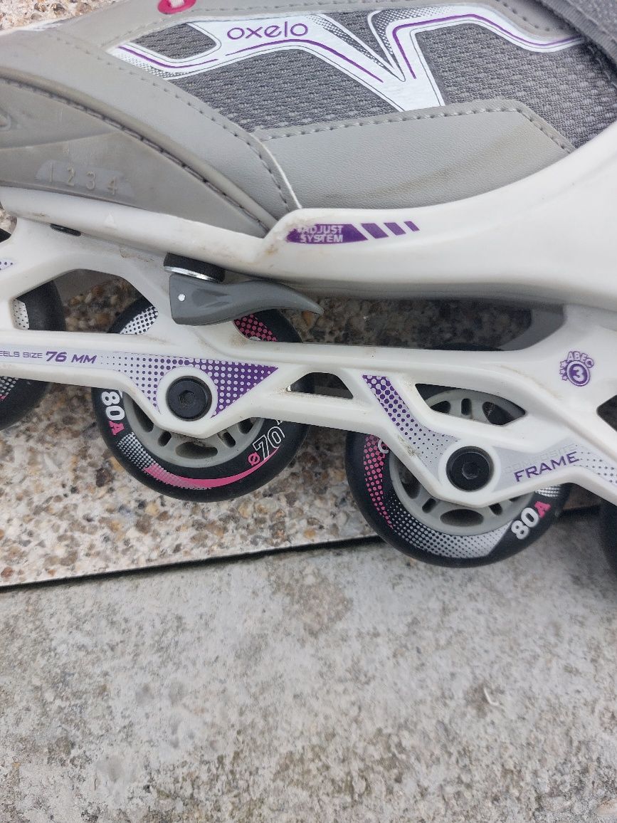 Patins em linha em otimo estado