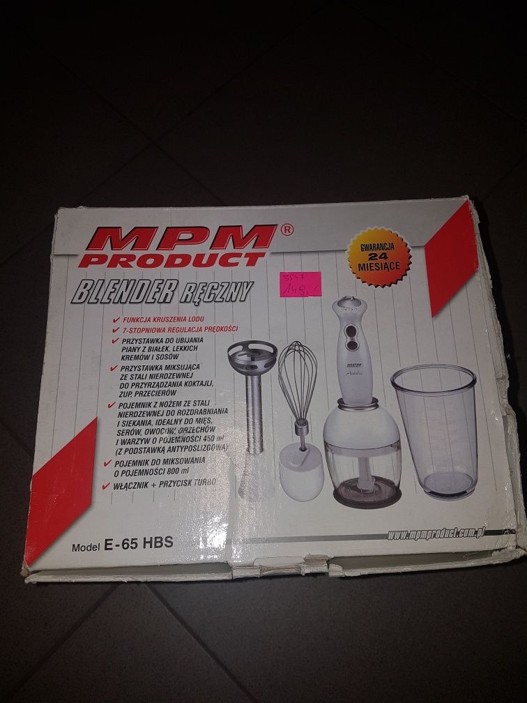 Blender ręczny MPM Product E-65 HBS