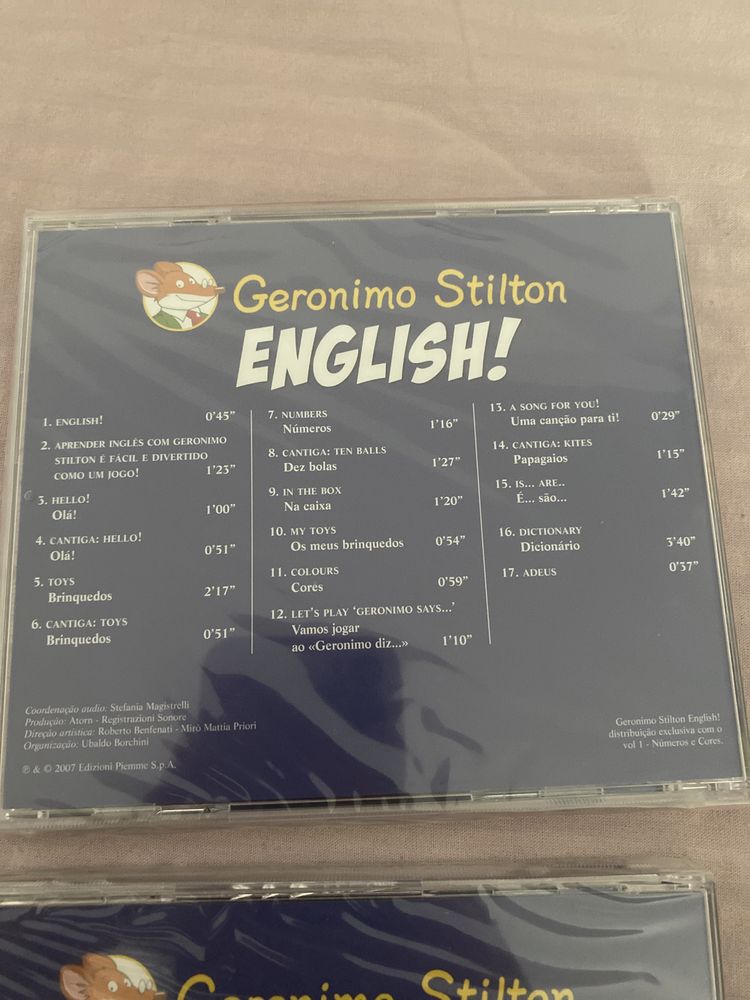 Geronimo Stilton - English CD para aprender inglês