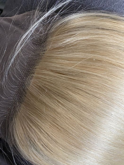 Toper tupet dopinka treska wig włosy naturalne blond brazylijskie