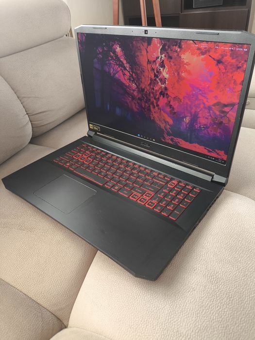 Acer nitro 5 17cali RTX 3050ti laptop gamingowy