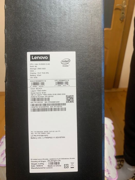 Lenovo Y540-15IRH