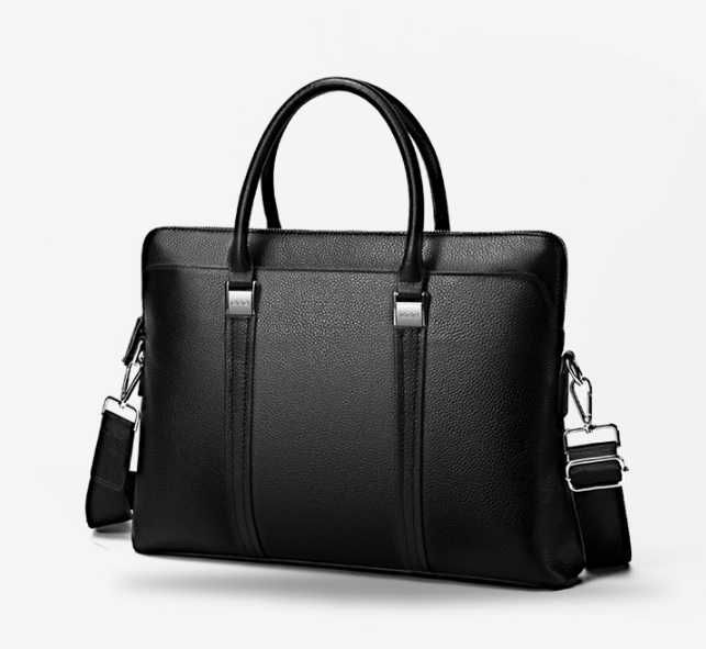 Мужская кожаная сумка чоловічий діловий портфель А4 натуральна шкіра