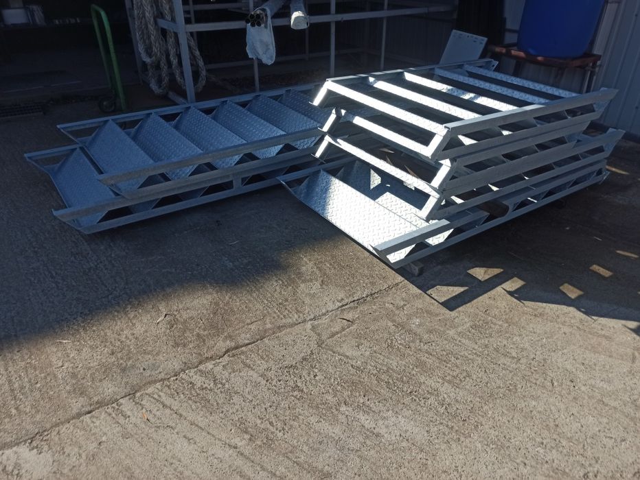 Schody metalowe ocynkowane