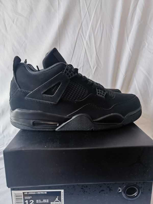 Nowe*Nike_Męskie_Jordan4_Czarny*UnuseTrampki.38