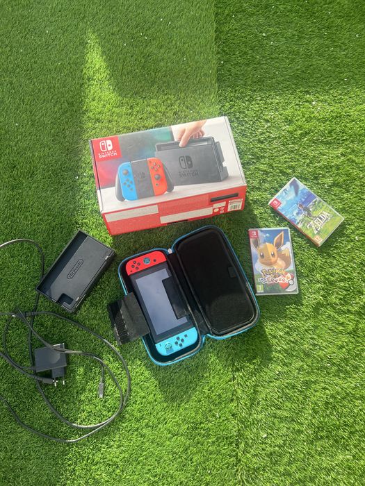 nintendo switch otimo estado, raramente usada