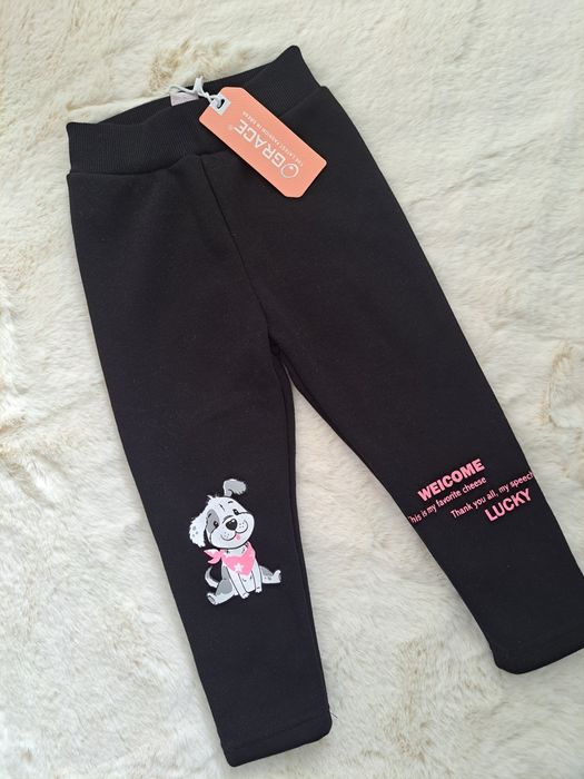 Spodnie ocieplane zimowe legginsy Nowe cieplutkie