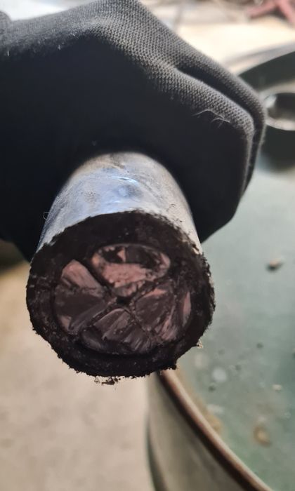 Kabel przewód energetyczny aluminiowy 4-żyłowy