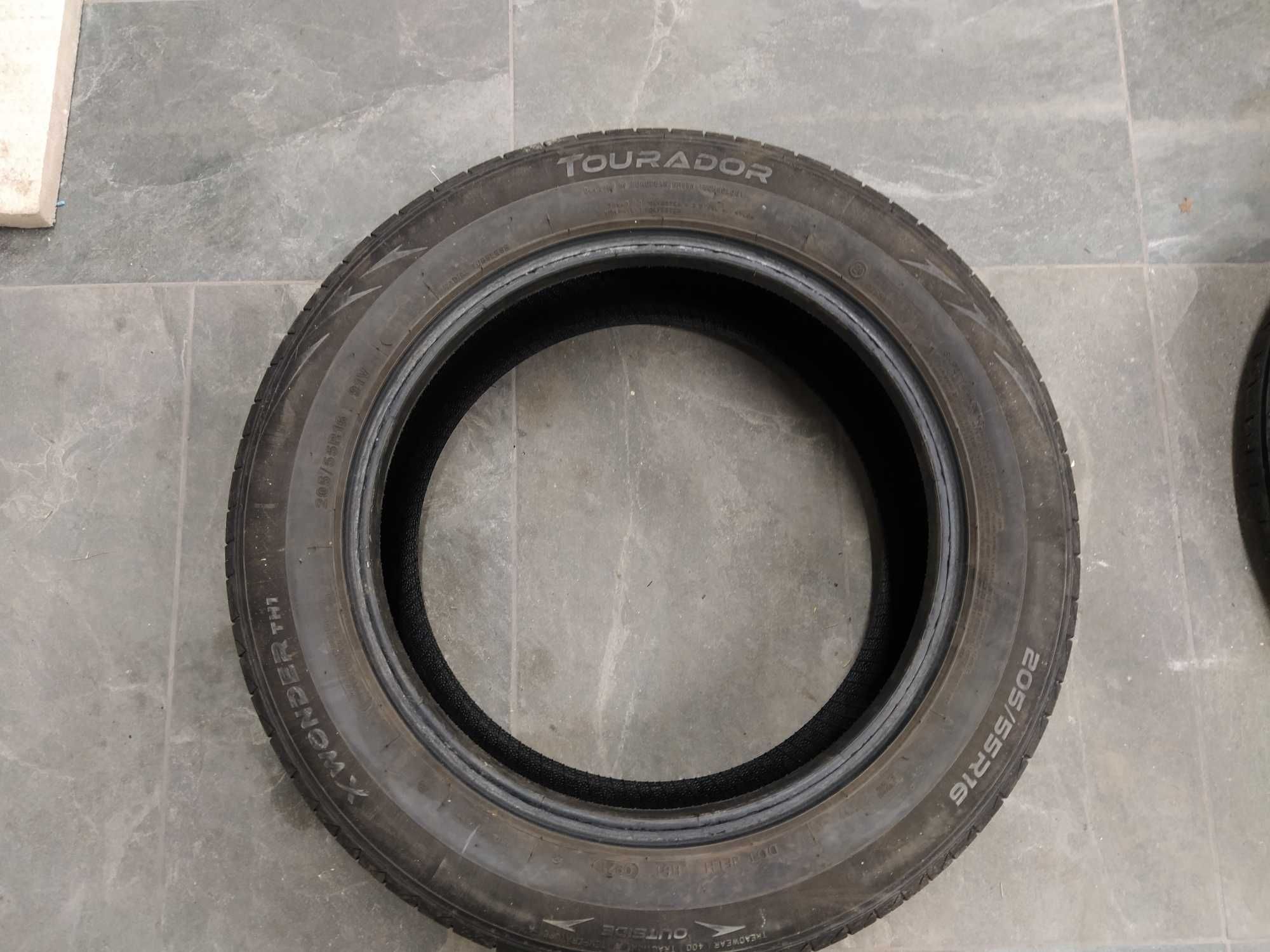 Opony Tourador 205/55 R16 letnie 2 szt.