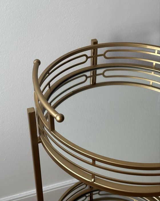 Carrinho/Bar Dourado