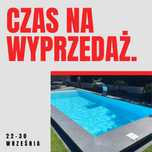 Basen polipropylenowy przelew 7,0x3,0x1,5m+wyposażenie RABAT %%%