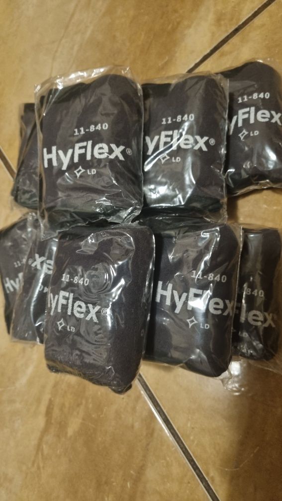 Rękawice ochronne HyFlex r. 9 i 10