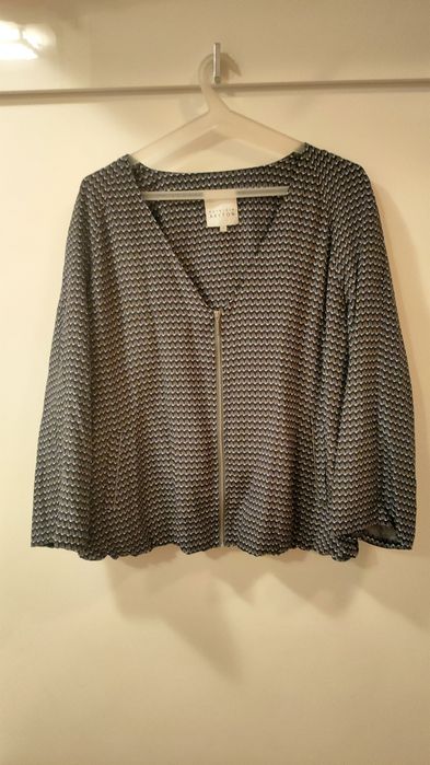 Narzutka w typie bomberki Patricia Aryton jedwab L XL