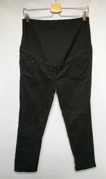 Spodenki Czarne H&M Mama XL Rybaczki Ciążowe