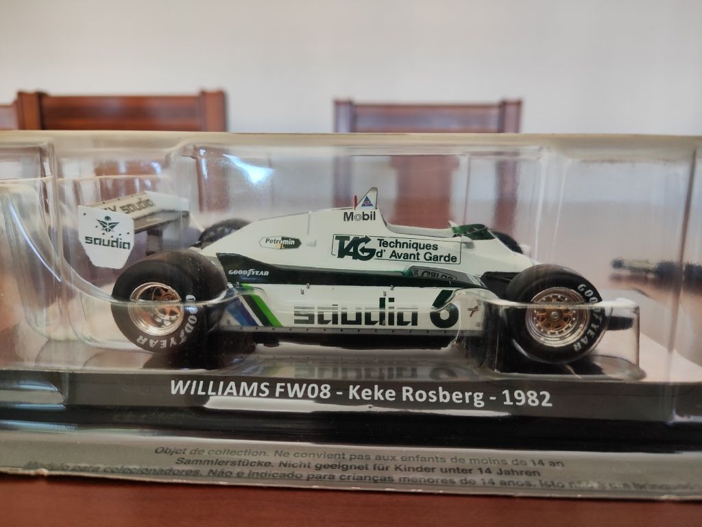 Williams FW08 Keke Rosberg 1/24