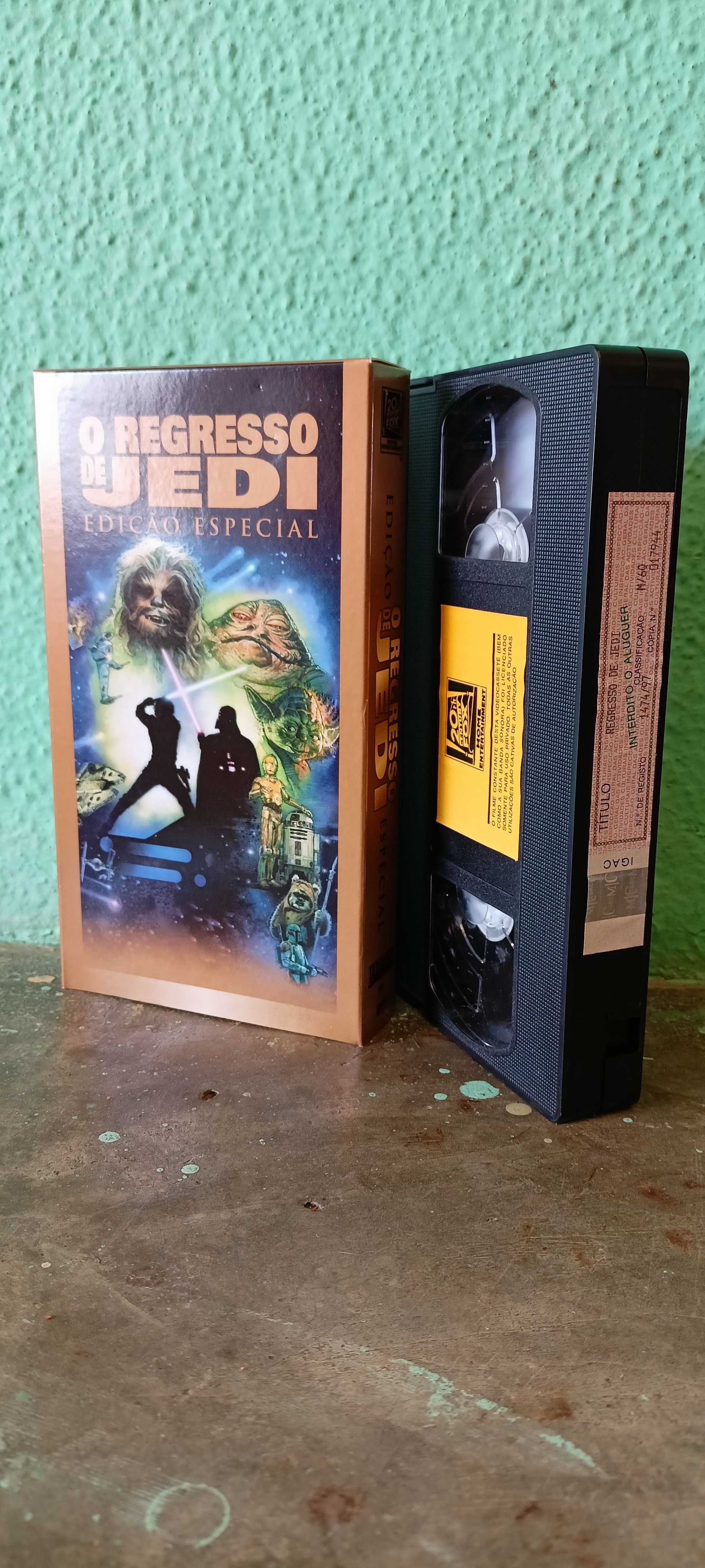 Trilogia Star Wars VHS Cassete