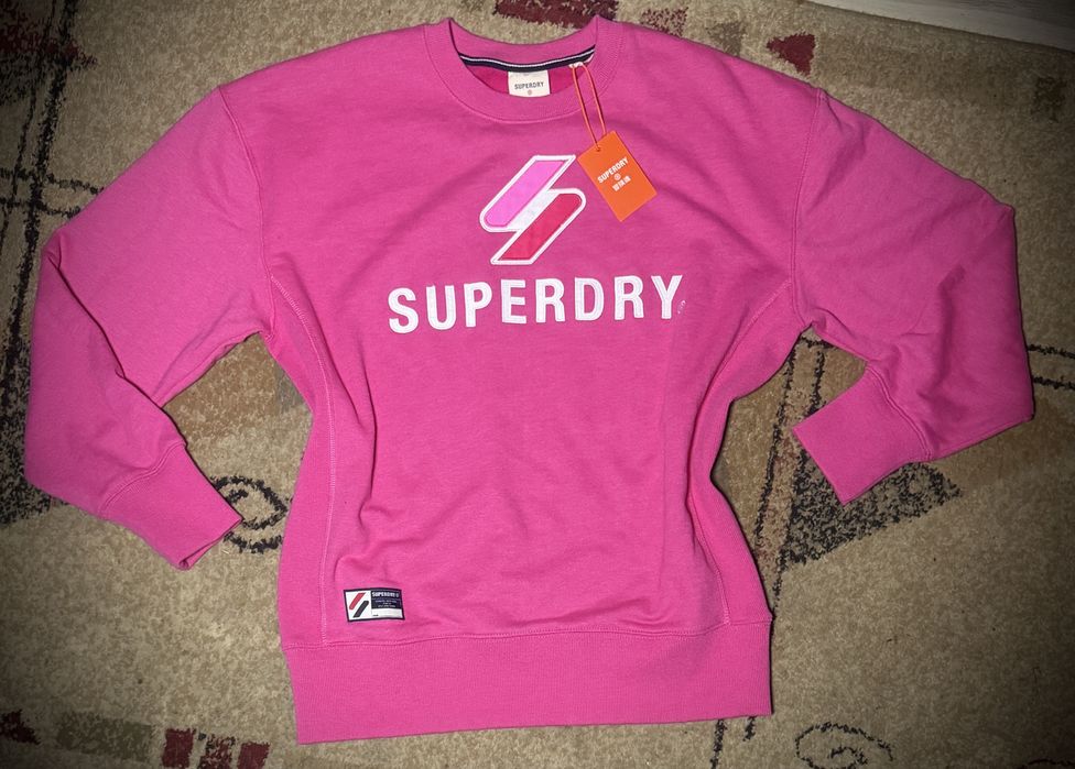 Superdry Pink Oversize bluza damska nowa