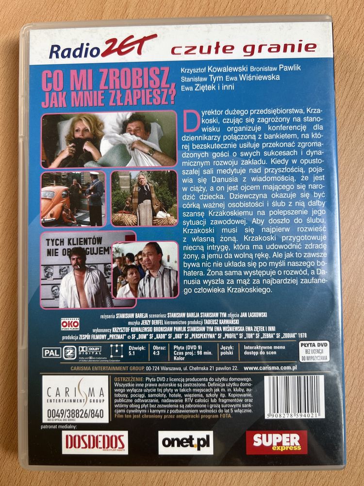 Co mi zrobisz jak mnie złapiesz DVD