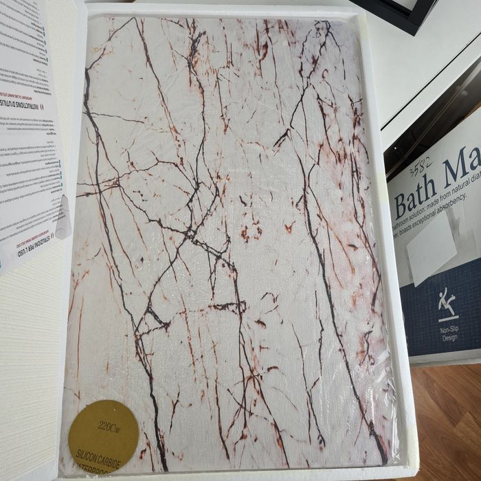 Кам'яний діатомітовий коврик для ванної