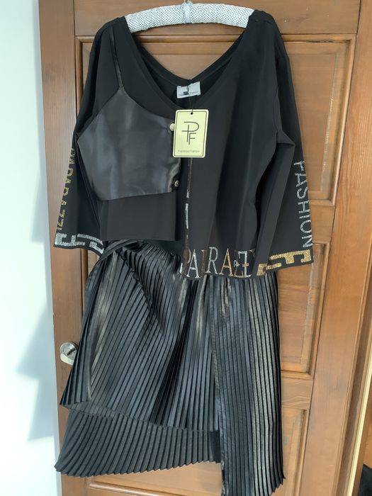 Okazja Komplet paparazzi fashion spódnica bluza top nowy