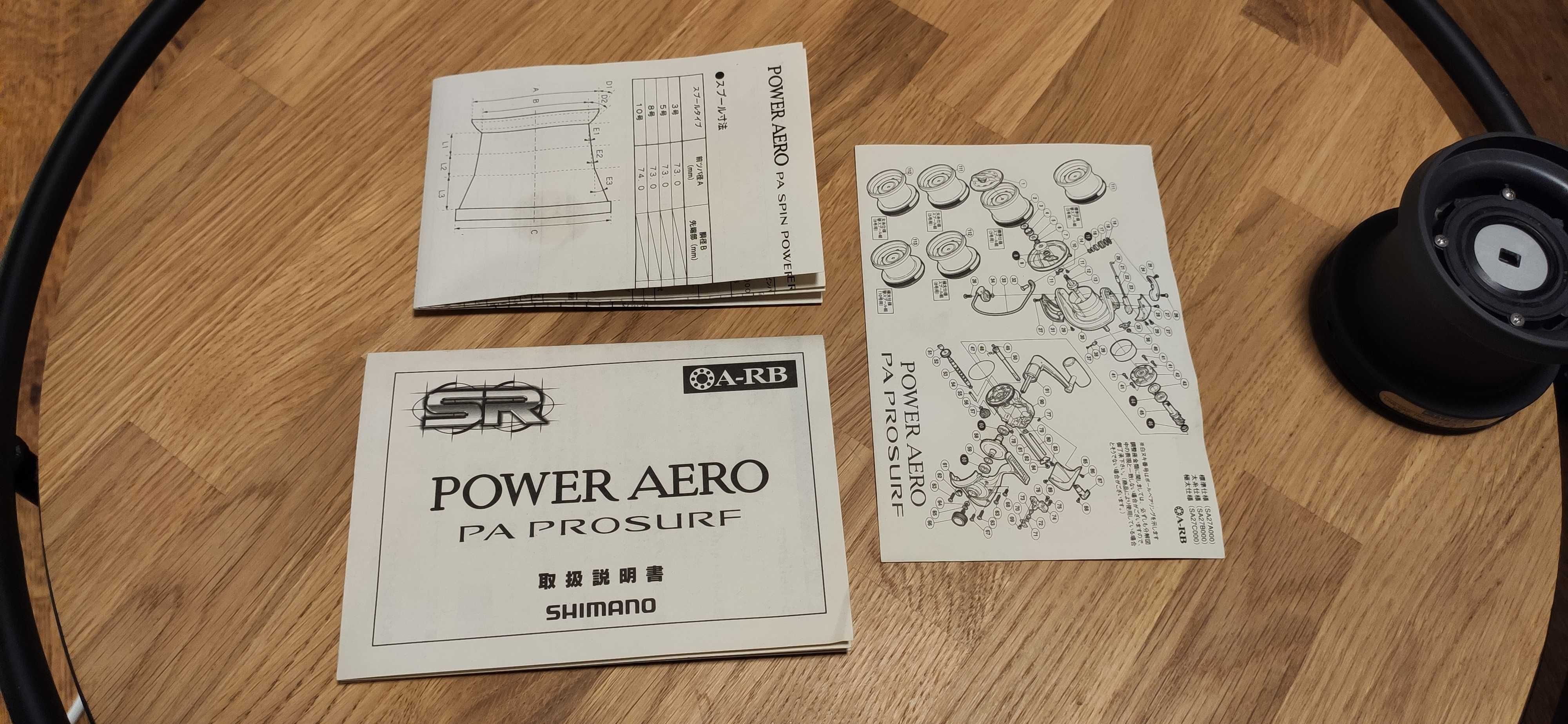 Kołowrotek Shimano Power Aero Prosurf SA27C000