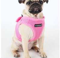 Шлейка жилет Puppia Authentic Neon Soft Harness C, Medium, Pink