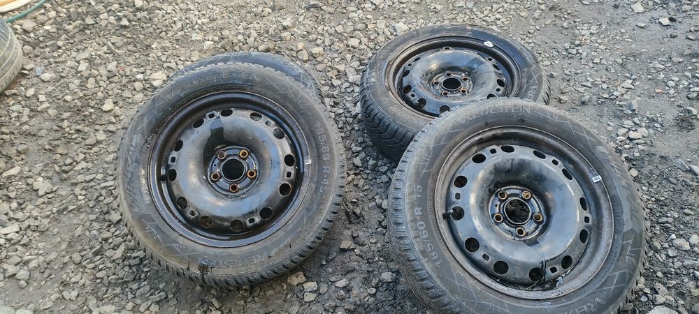 Komplet kół zimowych r15 VW Polo 6r Seat Ibiza Skoda Vredestein