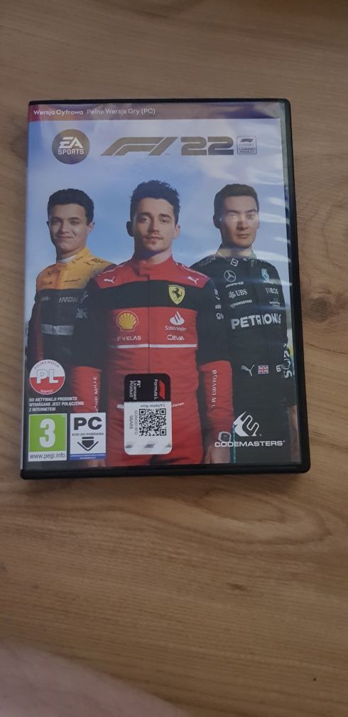 F1 2022 płyta z pudełkiem