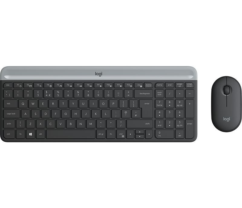 Zestaw klawiatura i mysz Logitech czarny