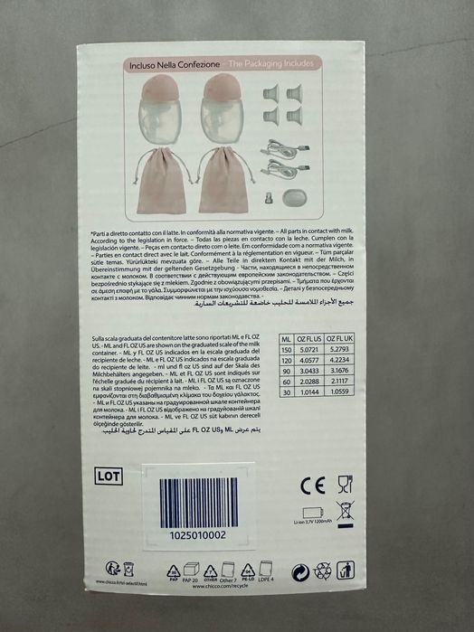 Bomba de Leite Chicco Wearable