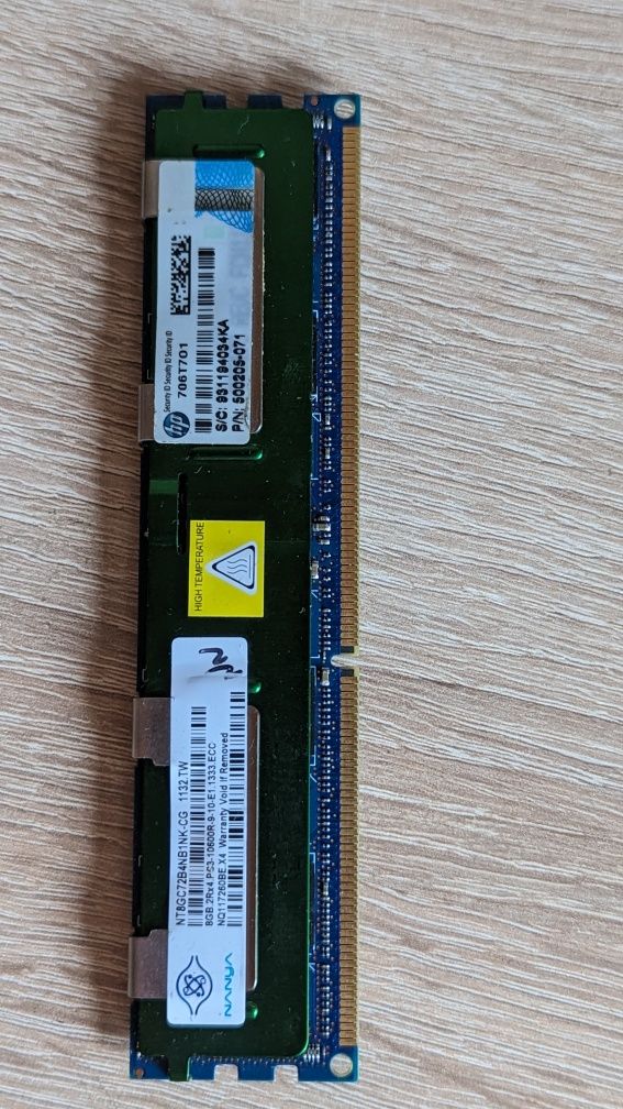 Оперативна пам'ять 2 планки по 8Gb DDR3