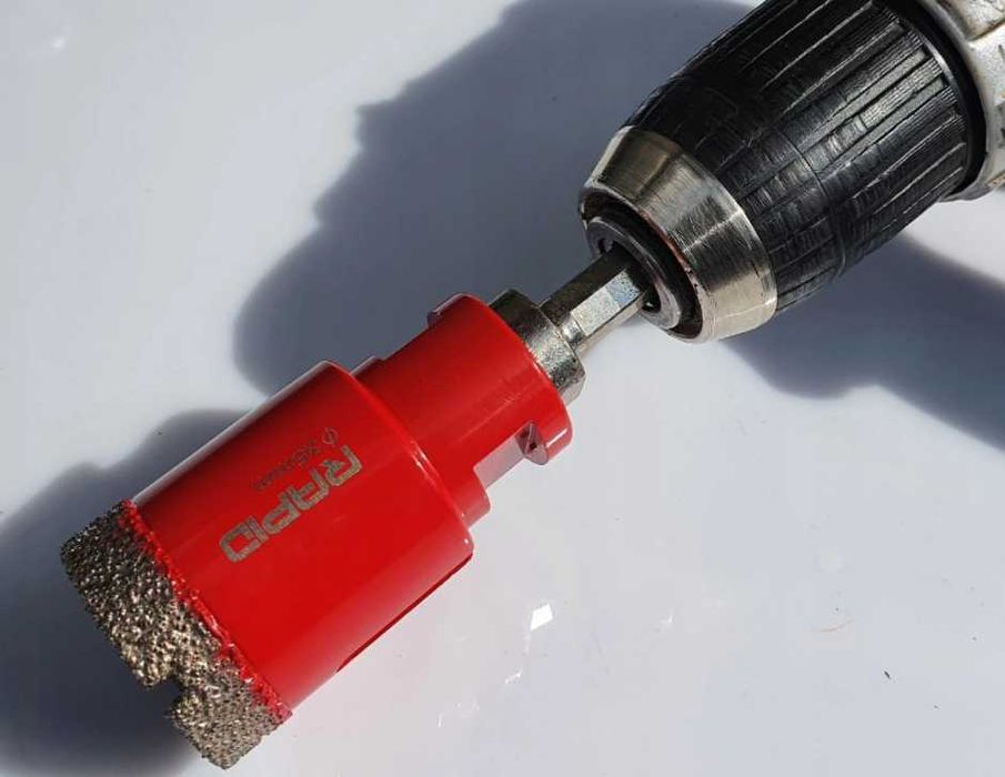 Zestaw otwornic do płytek diamentowe Rapid M14 otwornice 6-68mm