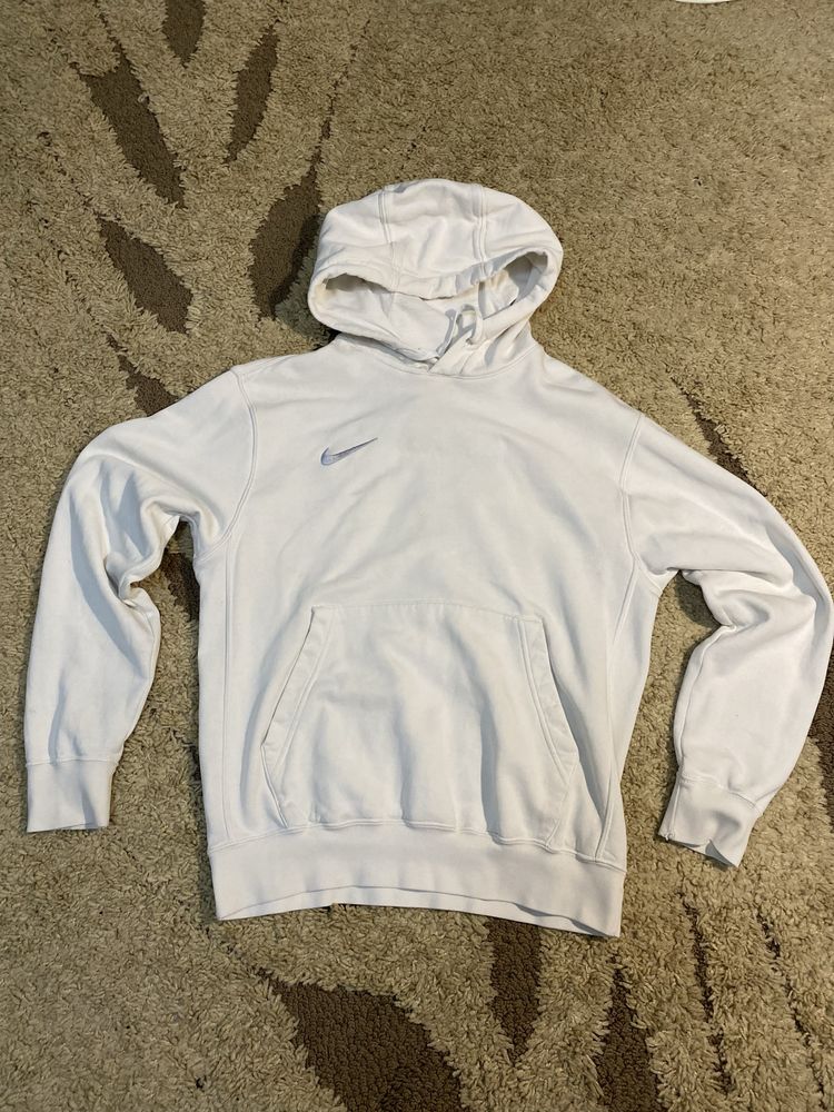 Кофта худи nike swoosh white
