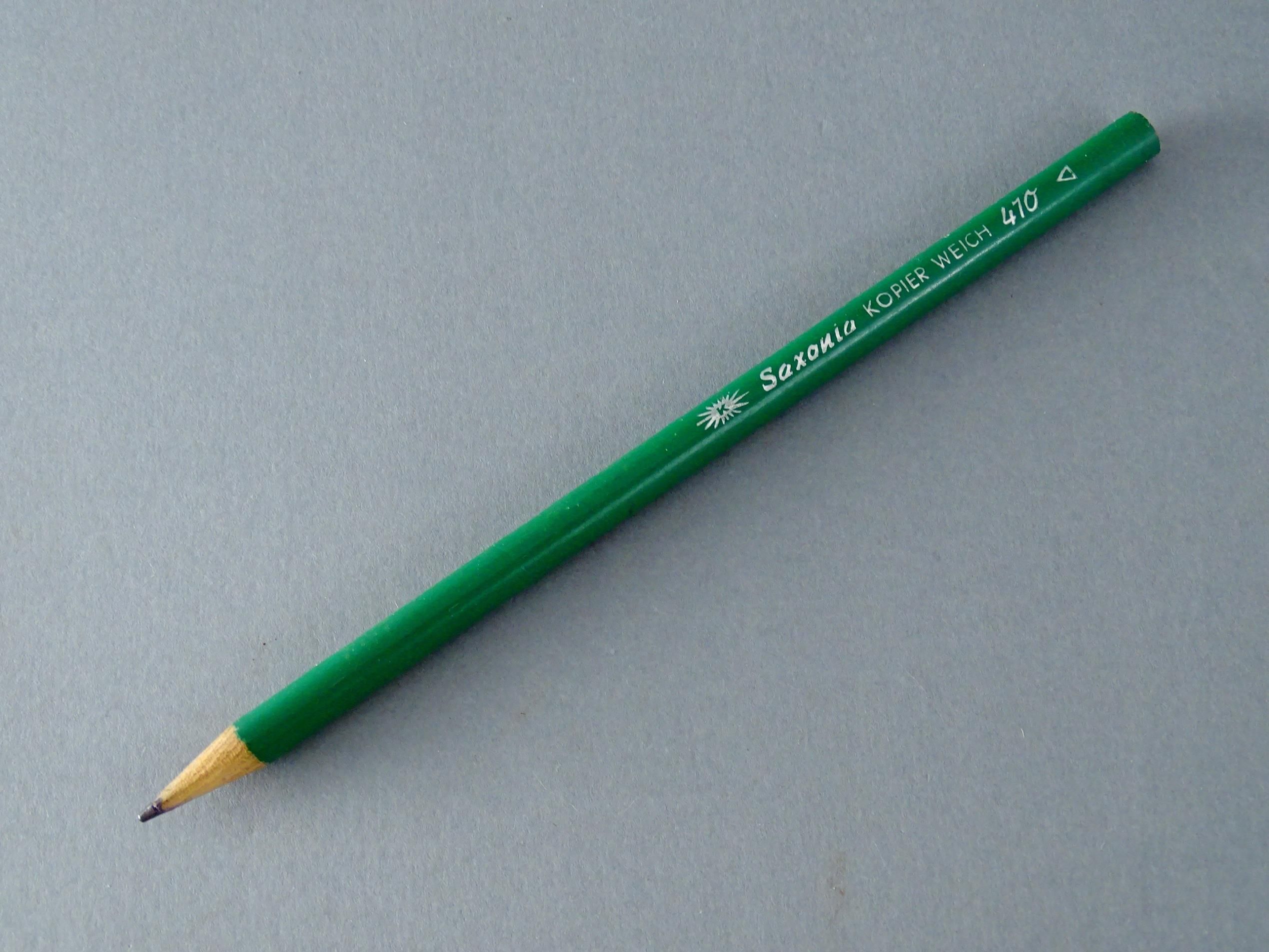 zabytkowy ołówek saxonia kopier weich 410