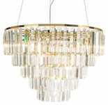 Lampa wisząca Monaco złota od Maxlight