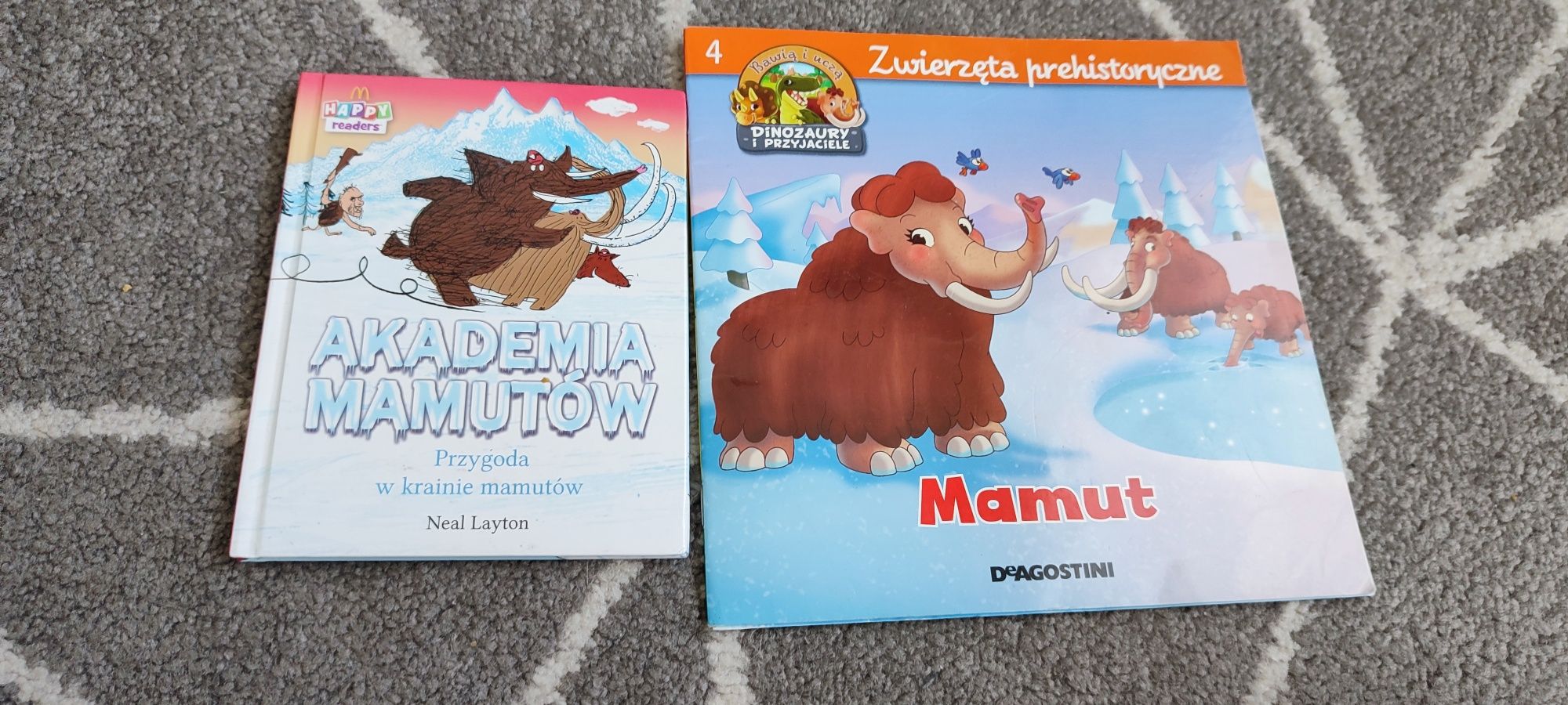 Książeczki o mamutach