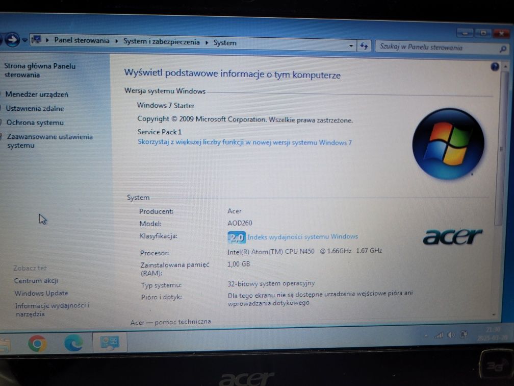 Acer Aspire One D260-2DGkk