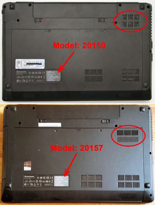 Ноутбук Lenovo G580 по запчастям.