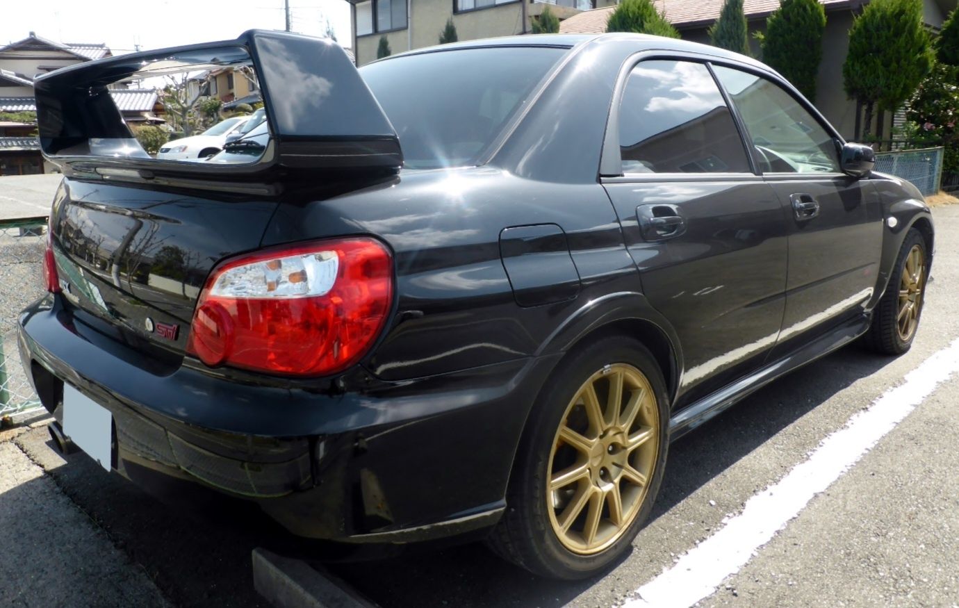 Спойлер SUBARU impreza WRX/STI (GDA,GDB)