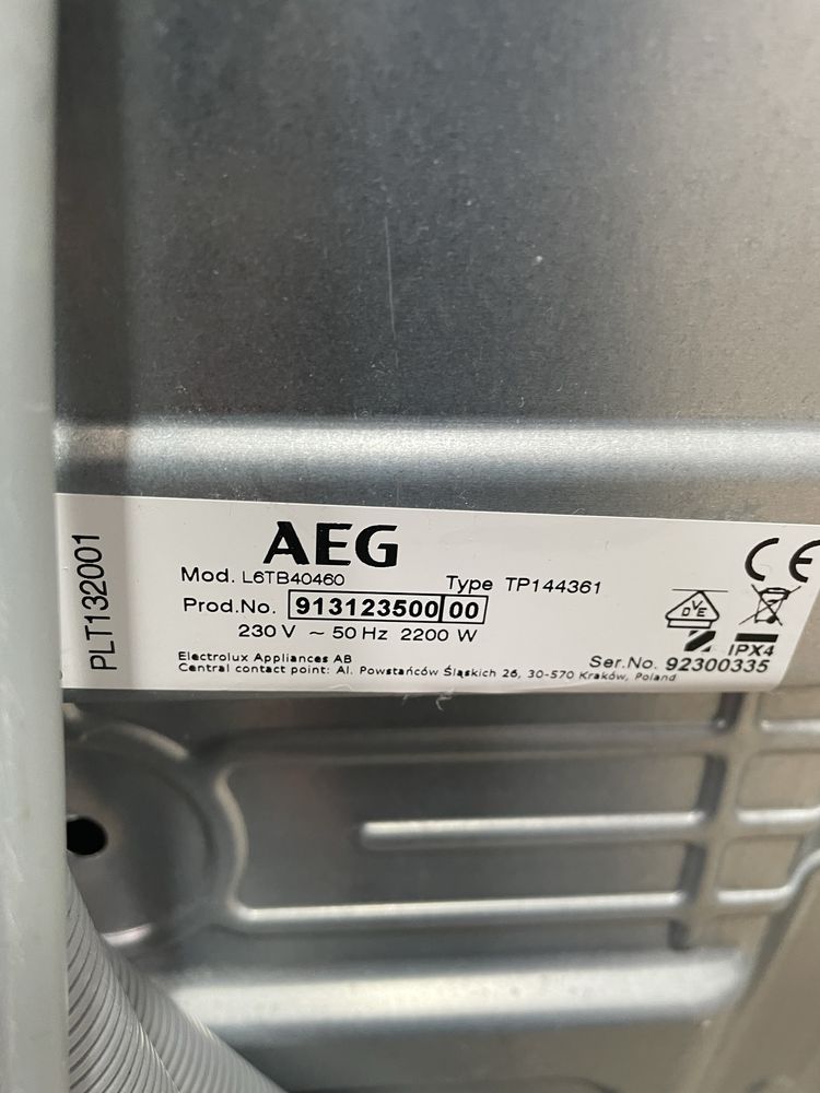 Pralka AEG L6TB40460 A+++ 6kg 1400obr/min GW