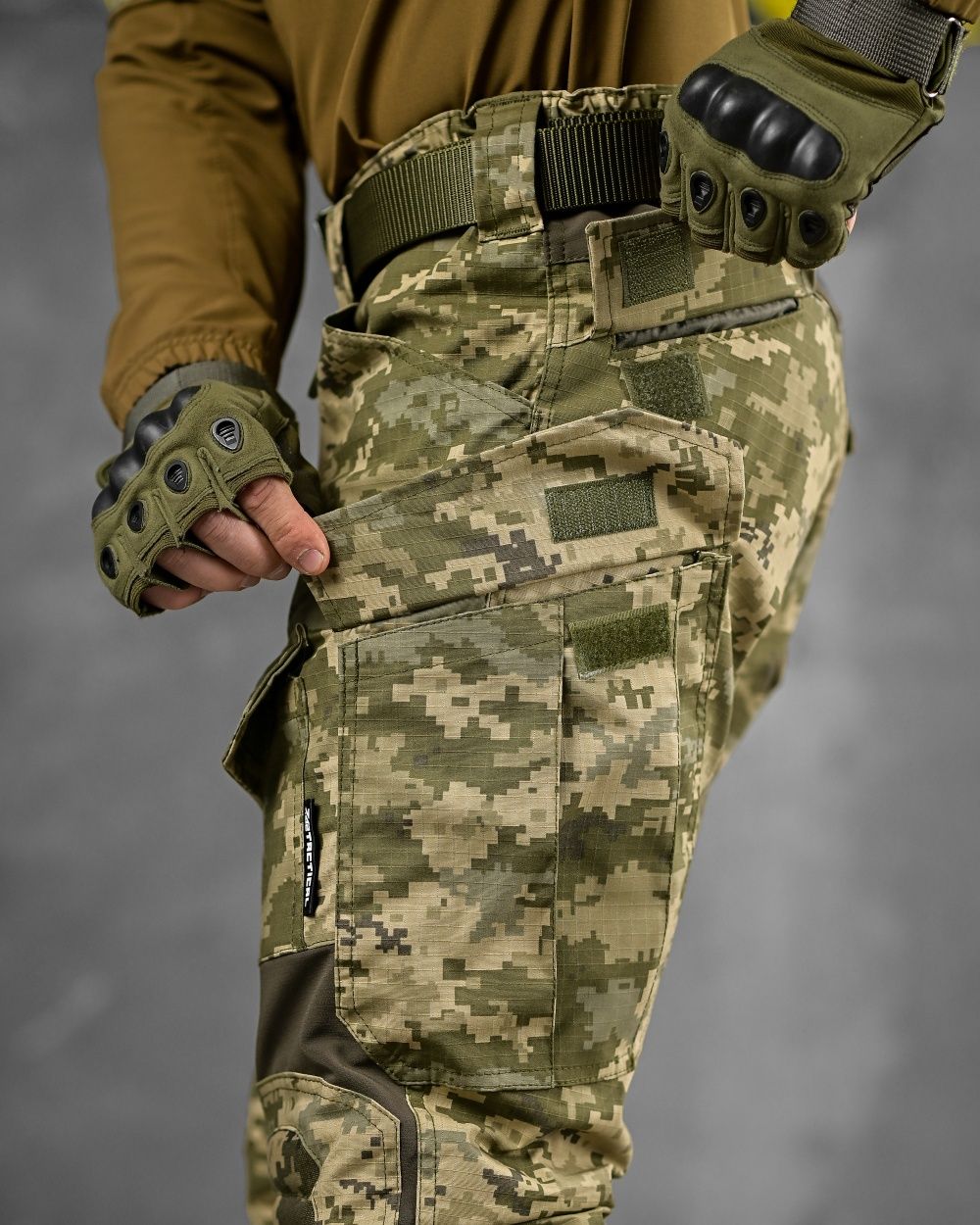 Піксель літній тактичний військовий костюм ШТАНИ + УБАКС 7.62 AMAZONKA
