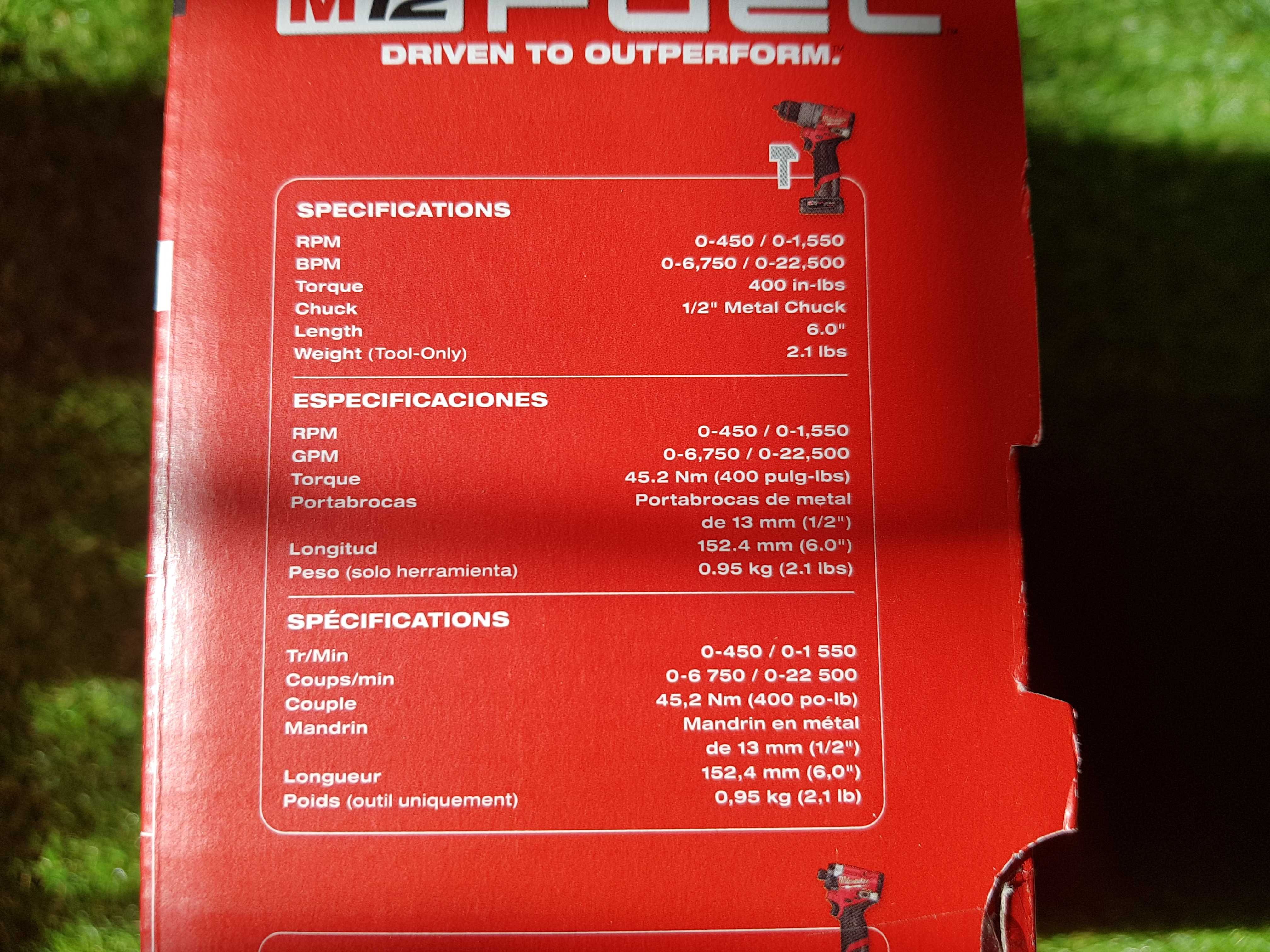 Набір дрель-шуруповерт Milwaukee 3497-22 M12 FUEL