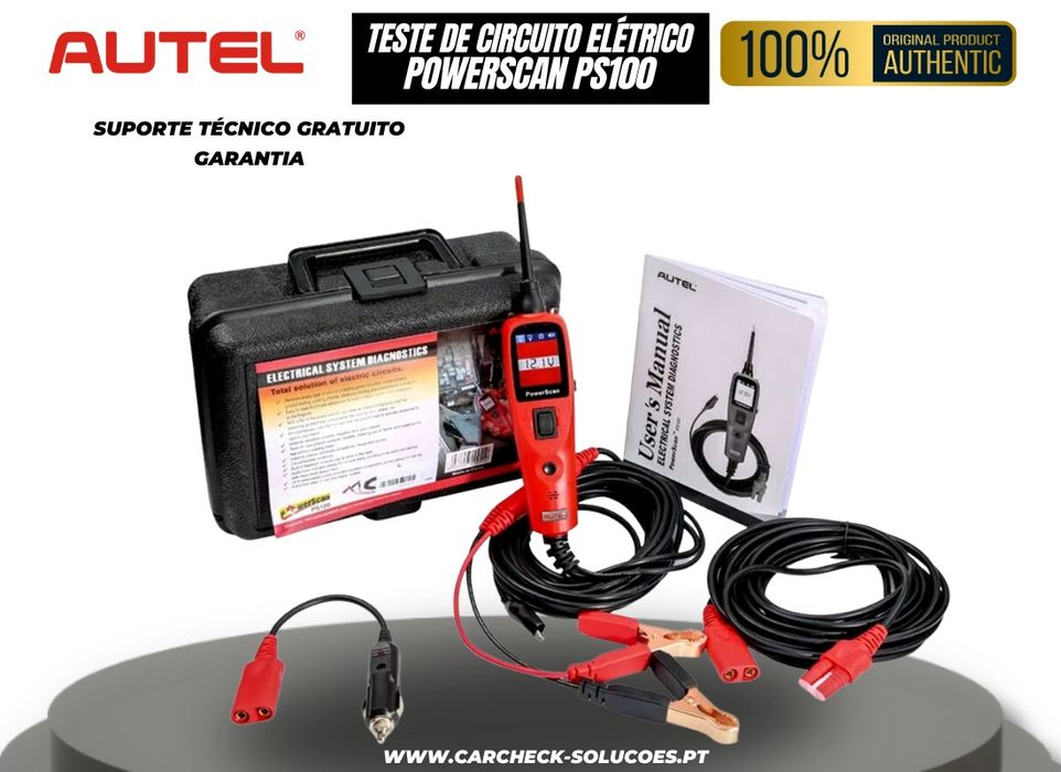 Autel PowerScan PS100 – Teste de Circuito Elé